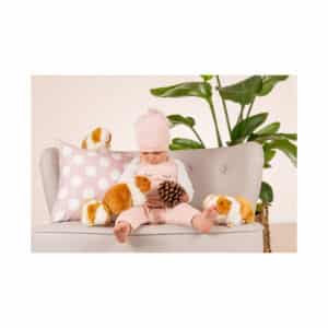 Meerschweinchen gold/weiß 20 cm 92639