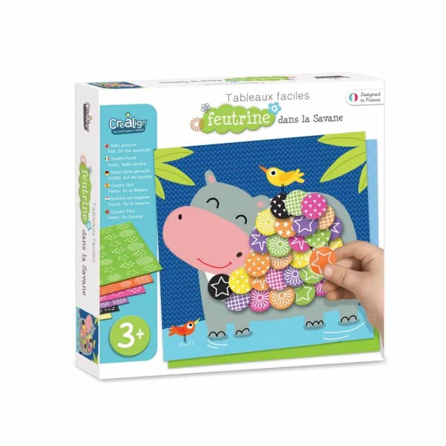 141 Crealign Auf der Savanne, Easy Picture Filz "Auf der Savanne" CL141