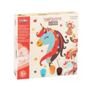 Crealign Verzauberte Figuren, Tampondruck auf Holz "Verzauberte Figuren" CL144