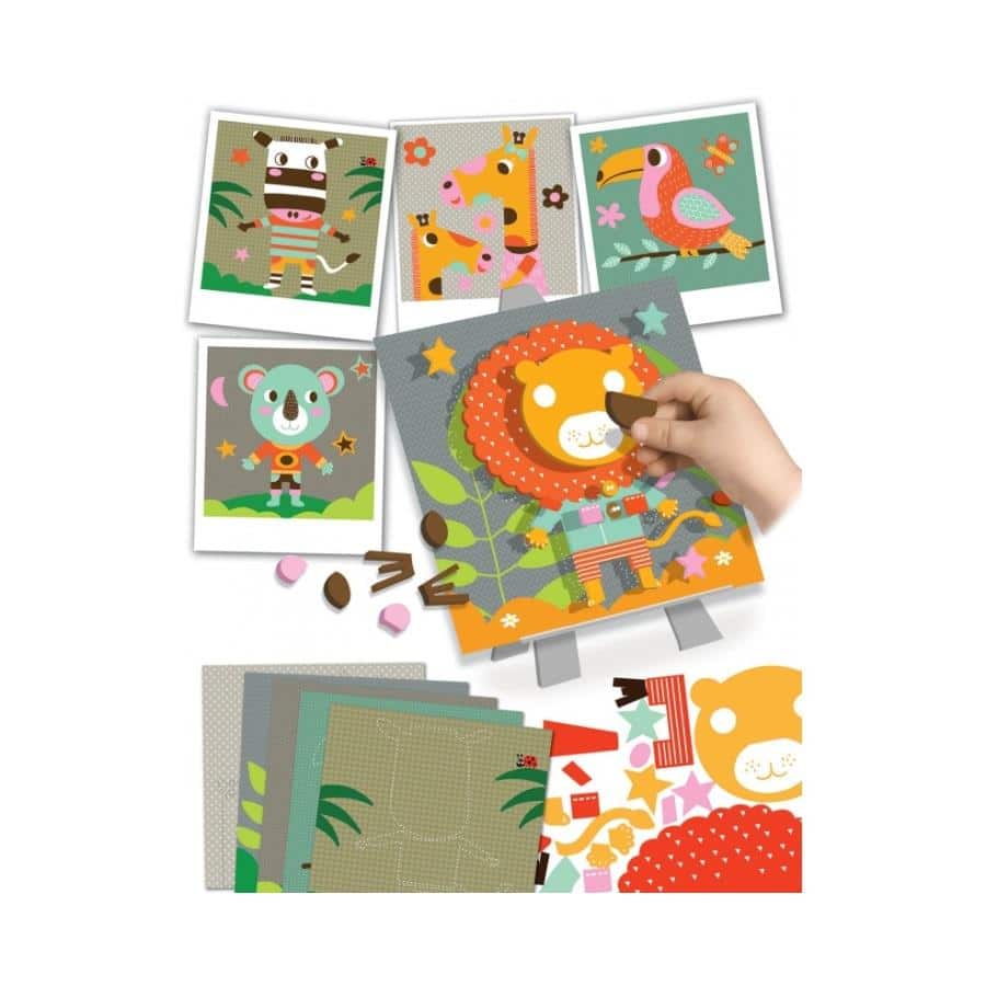 145 Crealign Reliefporträts "Savannentiere", Einfache Bilder, Reliefporträts "Savannentiere" CL145 – Bild 2