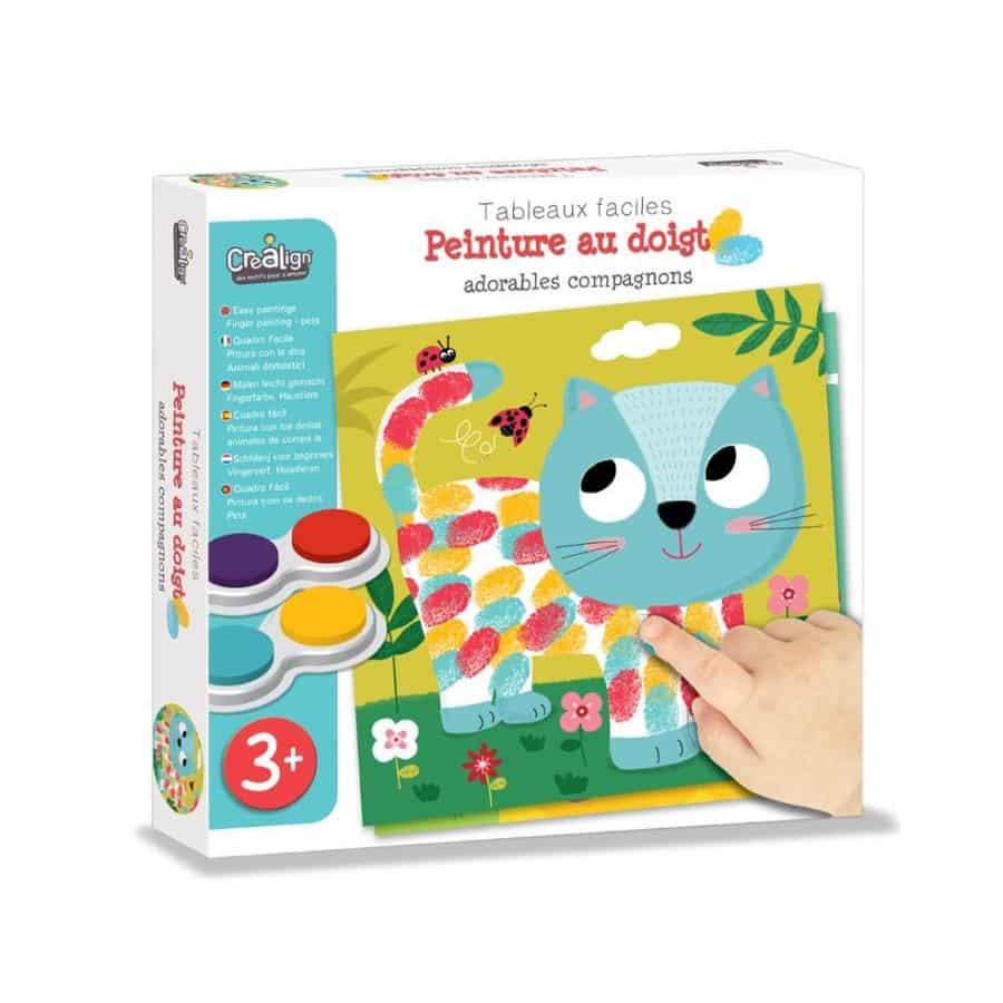 160 Crealign Fingerfarbe "Haustiere", Easy Pictures, Fingerfarbe "Haustiere" CL160