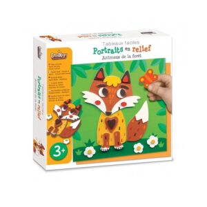 Crealign Reliefporträts "Waldtiere", Einfache Bilder, Reliefporträts "Waldtiere" CL182