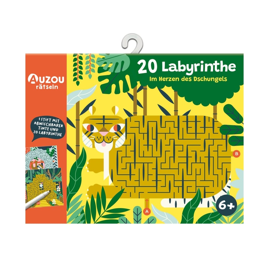 405042 Hutter Die 20 Labyrinthe im Herzen des Dschungels 405042