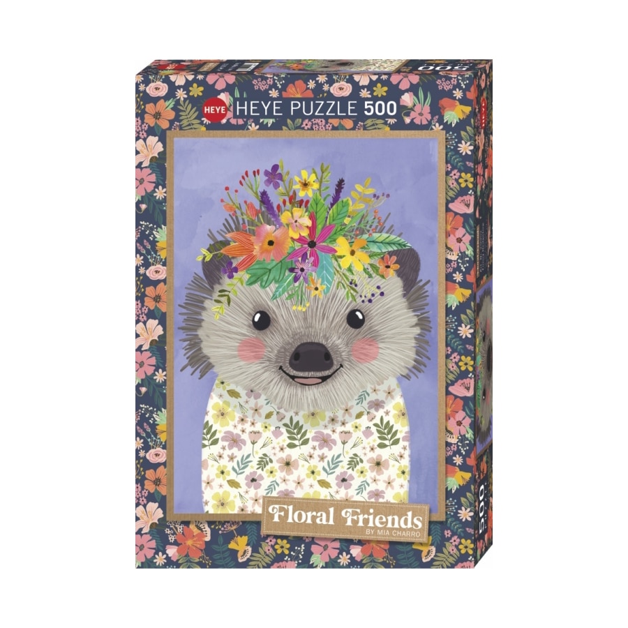 299521 Heye Funny Hedgehog, Floral Friends 299521