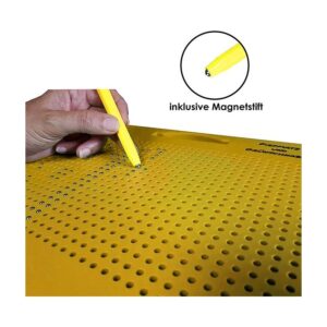 Magnetzeichentafel Gelb
