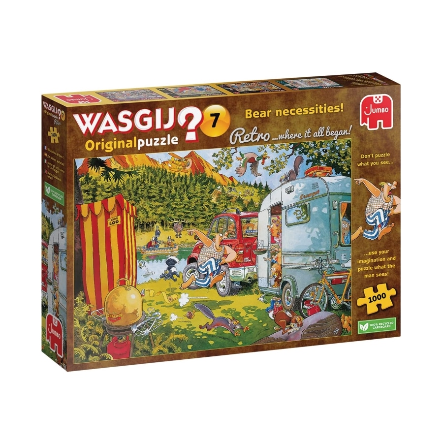 1110100016 Wasgij Retro Original 7 Bär Notwendigkeiten! 1000pcs Jumbo 1110100016