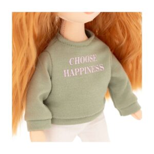 Sweet Sunny in einem grünen Sweatshirt 32 cm Orange Toys