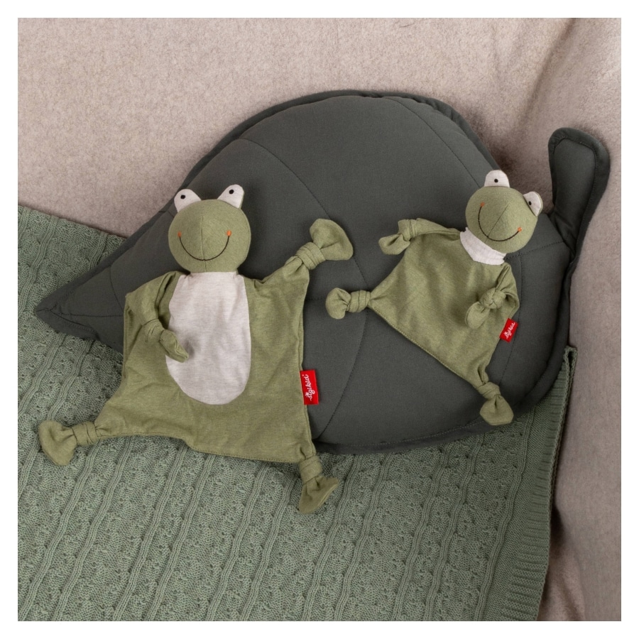 39822 Sigikid Jersey-Tuch Frosch Tiny Tissues 39822
