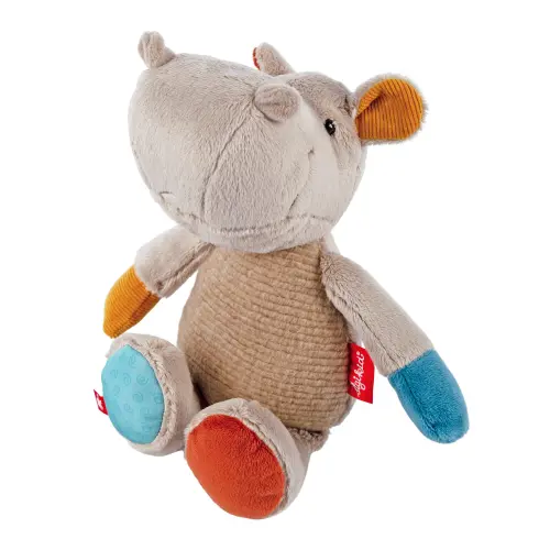 sigikid Kuscheltier Nilpferd – Patchwork Sweety Kollektion (Art.-Nr. 43229)