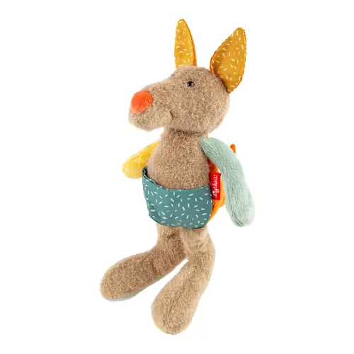 sigikid Kuscheltier Känguru – Patchwork Sweety Kollektion (Art.-Nr. 43231)